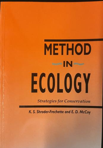 Method in Ecology  specimen