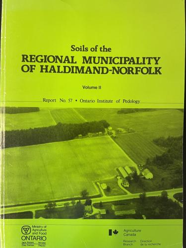 Soils of the Regional Municipality of Haldimand-Norfolk  specimen