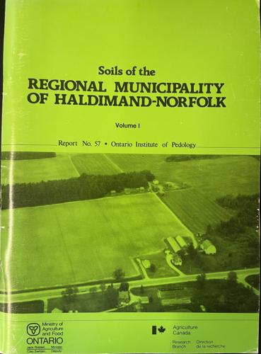 Soils of the Regional Municipality of Haldimand-Norfolk  specimen