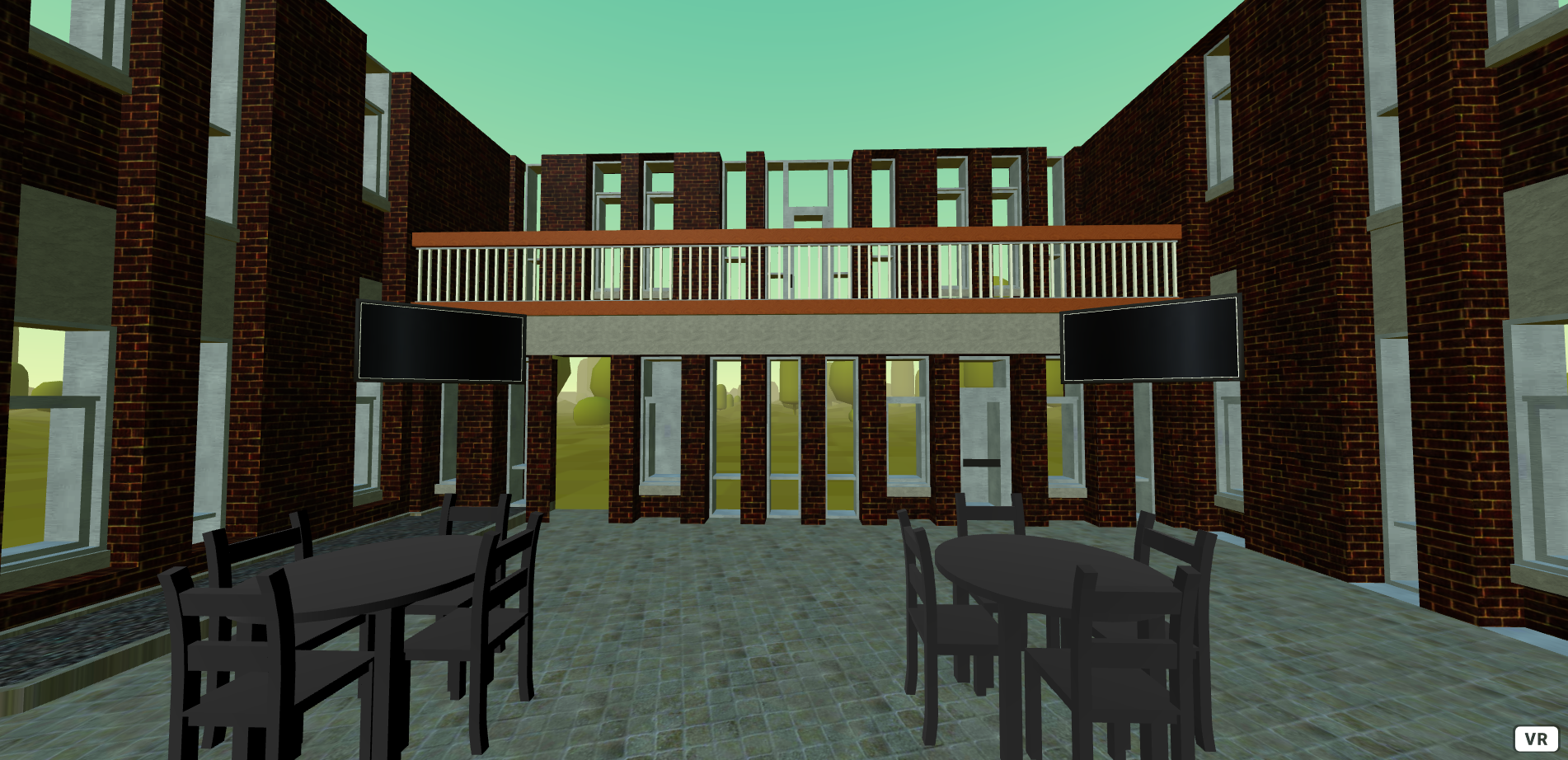 part of EV1 courtyard render